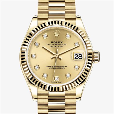 rolex datejust oro giallo